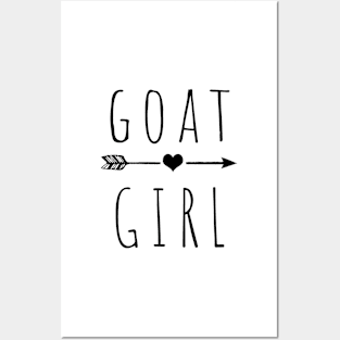 Goat Girl I Love Goats Shirt Mug Stickers Gifts Posters and Art